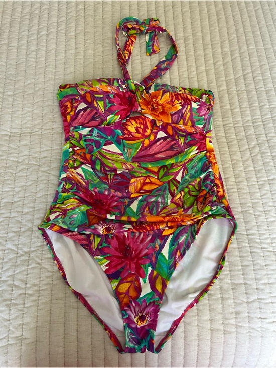 Ralph Lauren Other - Ralph Lauren Multi Color Tropical Halter One-Piece Swimsuit